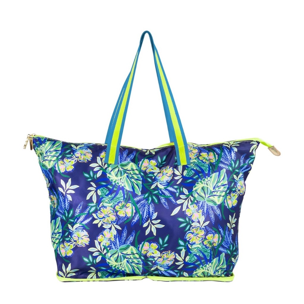 Lilly Pulitzer Weekender Bag Getaway Packable Tote - Multi The Hottest Spot